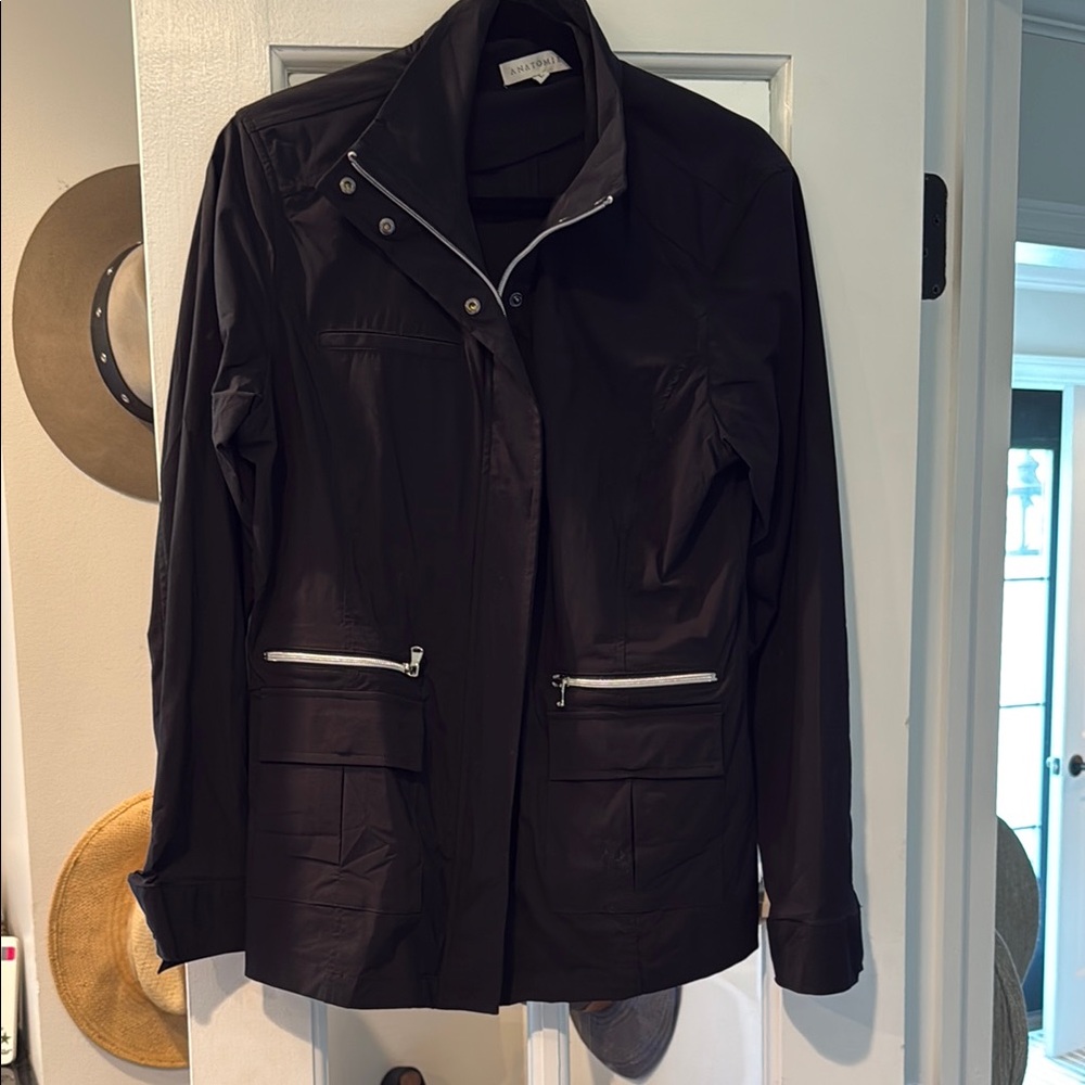 Anatomie Kenya safari Black Utility Jacket with Silver Accents